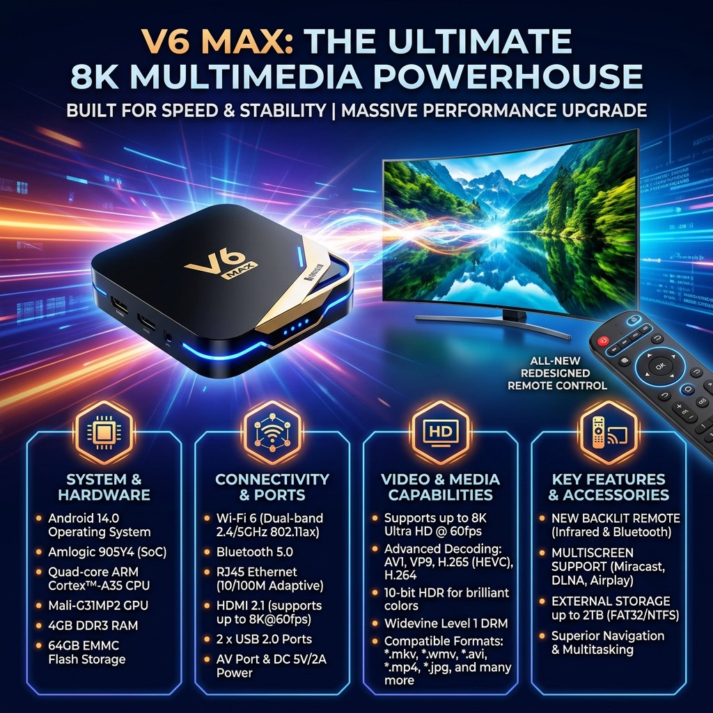 v6 max information picture